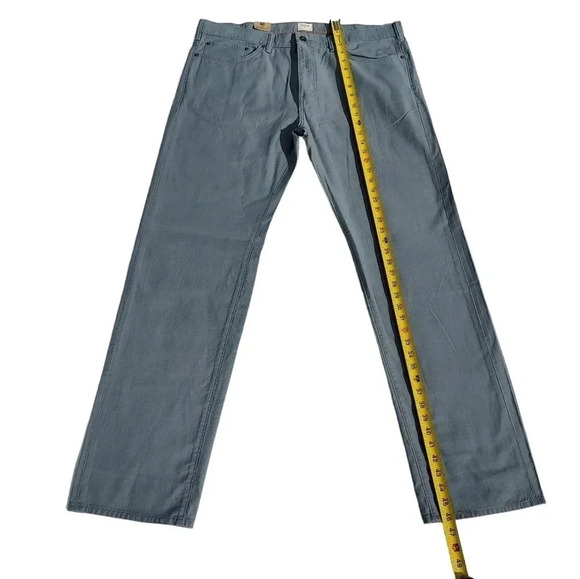 NWT Dockers Pacific 5 Pocket Straight Fit Grey Pants Men W38 L34 - Picture 9 of 10